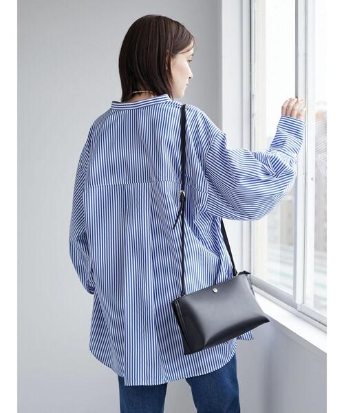 ELENCARE DUE（エレンカーレデュエ）の「・ELENCARE DUE ストライプチュニック＊（シャツ/ブラウス・レディース・ブラウン/ブルー/グリーン・FREE）」の20枚目の写真