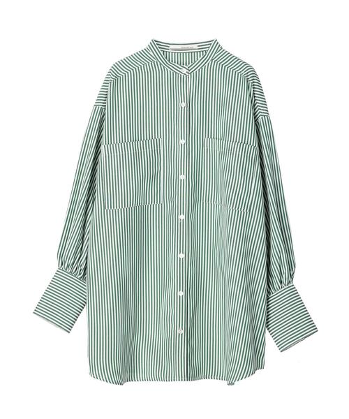 ELENCARE DUE（エレンカーレデュエ）の「・ELENCARE DUE ストライプチュニック＊（シャツ/ブラウス・レディース・ブラウン/ブルー/グリーン・FREE）」の15枚目の写真