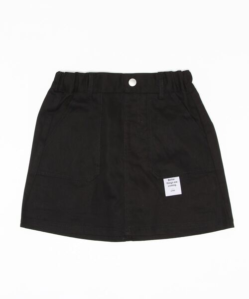 LOVETOXIC(ラブトキシック)の「台形スカパン(スカート・キッズ・グレー/ライトグリーン/ライトブルー/オフホワイト/ブラック/マルチ/グリーン・L/SS/S/M)」の7枚目の写真