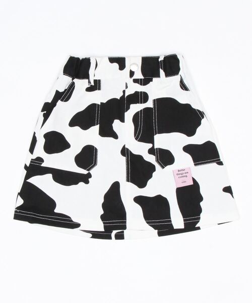 LOVETOXIC(ラブトキシック)の「台形スカパン(スカート・キッズ・グレー/ライトグリーン/ライトブルー/オフホワイト/ブラック/マルチ/グリーン・L/SS/S/M)」の3枚目の写真