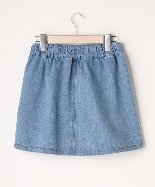 LOVETOXIC(ラブトキシック)の「台形スカパン(スカート・キッズ・グレー/ライトグリーン/ライトブルー/オフホワイト/ブラック/マルチ/グリーン・L/SS/S/M)」の10枚目の写真