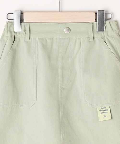 LOVETOXIC(ラブトキシック)の「台形スカパン(スカート・キッズ・グレー/ライトグリーン/ライトブルー/オフホワイト/ブラック/マルチ/グリーン・L/SS/S/M)」の13枚目の写真