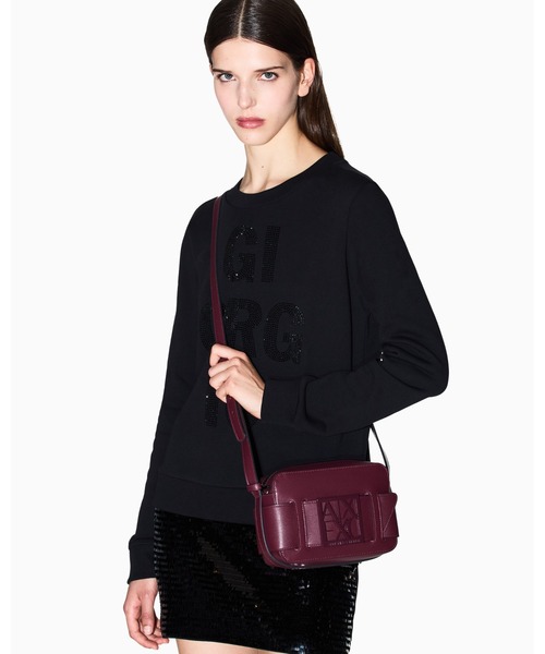 A|X アルマーニ エクスチェンジ】スクエアロゴバックル