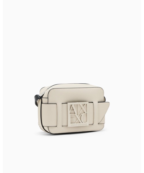 ARMANI EXCHANGE(アルマーニエクスチェンジ)の「【A|X アルマーニ エクスチェンジ】スクエアロゴバックル ショルダーバッグ(ショルダーバッグ・レディース・ブラック/ホワイト/ライトブラウン/ナチュラル/セージグリーン/バーガンディー/ベージュ系/ブラウン・FREE)」の9枚目の写真