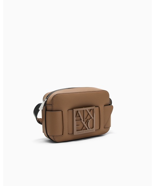 ARMANI EXCHANGE(アルマーニエクスチェンジ)の「【A|X アルマーニ エクスチェンジ】スクエアロゴバックル ショルダーバッグ(ショルダーバッグ・レディース・ブラック/ホワイト/ライトブラウン/ナチュラル/セージグリーン/バーガンディー/ベージュ系/ブラウン・FREE)」の15枚目の写真