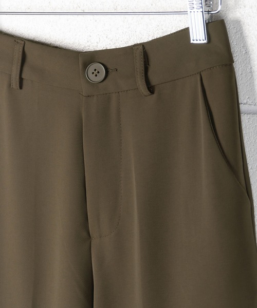 me+em select（ミームセレクト）の「【 選べる4サイズ／6色展開 】ハイウエストサイドスリットフレアスラックス（スラックス・レディース・ブラック/ブラウン/グレー/ブルー/アイボリー/ダークベージュ・SMALL/MEDIUM/LARGE/X-LARGE）」の13枚目の写真