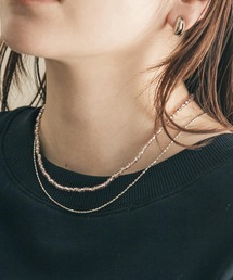 SMELLY | 2セットビーズメタルネックレス(ネックレス)