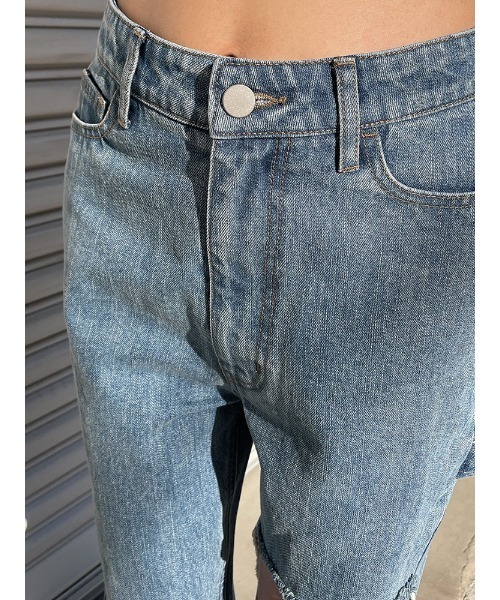 ENVYM（アンビー）の「ダメージペインターＰＴ（デニムパンツ・レディース・ブラック/ブルー・M/S）」の18枚目の写真