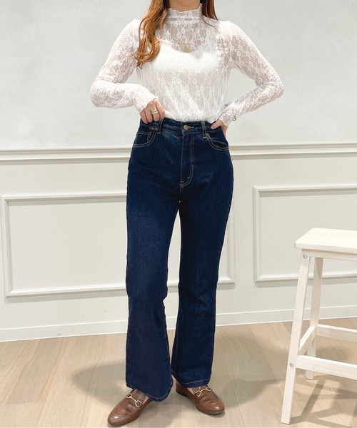 apres jour（アプレジュール）の「レースインナー【ZOZOTOWN限定アイテム】（Tシャツ/カットソー・レディース・ブラック/オフホワイト/ピンク・X-LARGE/フリー）」の14枚目の写真