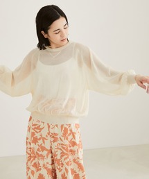 SALON adam et rope' | シアーニットプルオーバー(ニット/セーター)