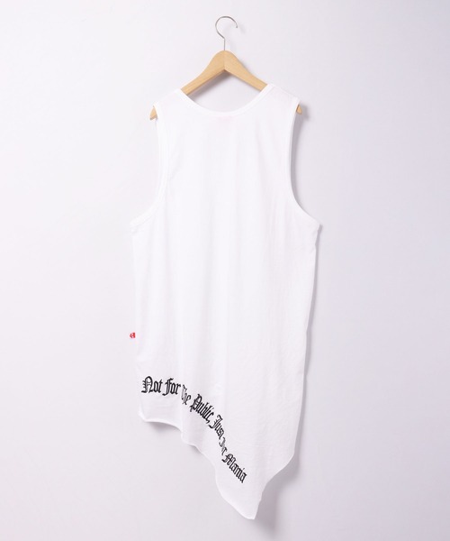 ByTheR(バイザアール)の「BYTHER 韓国ブランド 刺繍イレギュラーヘムタンクトップ(タンクトップ・メンズ・ブラック/ホワイト・FREE)」の21枚目の写真