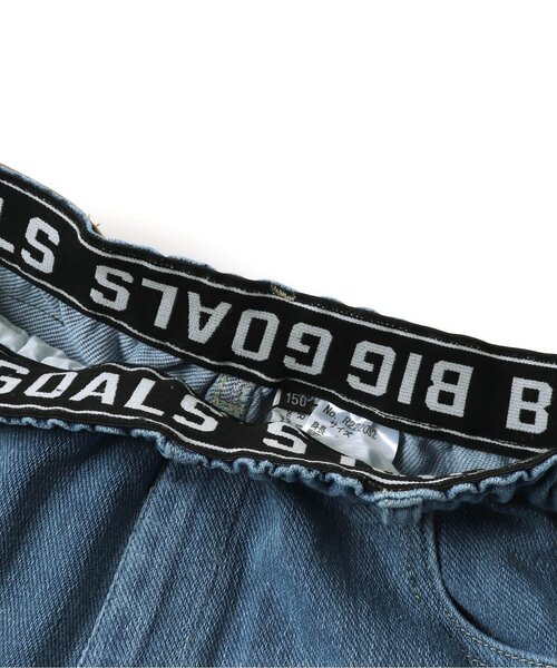 F.O.KIDS（エフオーキッズ）の「デニムニットハーフパンツ ジュニア 5分丈（デニムパンツ・キッズ・ブルー/ネイビー・150/160）」の8枚目の写真