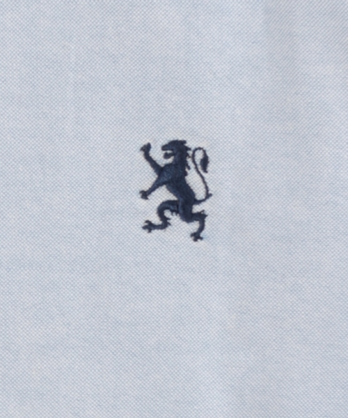 GIORDANO（ジョルダーノ）の「[GIORDANO]ライオン刺繍オックスシャツ（シャツ/ブラウス・メンズ・ネイビー/サックスブルー/ブルー系その他/オレンジ/ブルー/ホワイト/レッド・LARGE/SMALL/MEDIUM）」の21枚目の写真
