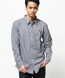 GIORDANO | [GIORDANO]ライオン刺繍オックスシャツ(シャツ/ブラウス)