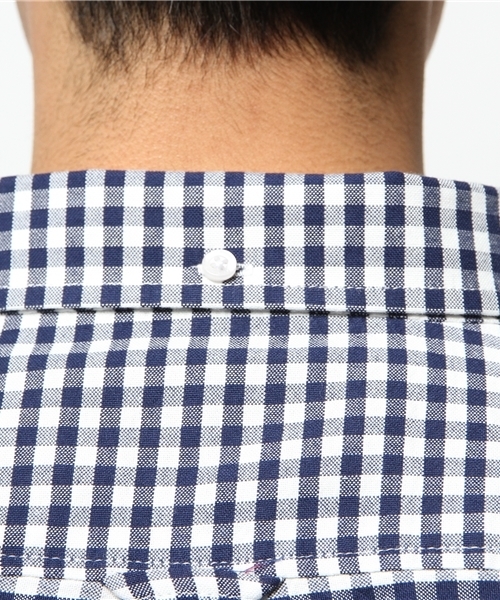 GIORDANO（ジョルダーノ）の「[GIORDANO]ライオン刺繍オックスシャツ（シャツ/ブラウス・メンズ・ネイビー/サックスブルー/ブルー系その他/オレンジ/ブルー/ホワイト/レッド・LARGE/SMALL/MEDIUM）」の17枚目の写真