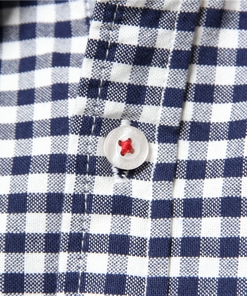 GIORDANO（ジョルダーノ）の「[GIORDANO]ライオン刺繍オックスシャツ（シャツ/ブラウス・メンズ・ネイビー/サックスブルー/ブルー系その他/オレンジ/ブルー/ホワイト/レッド・LARGE/SMALL/MEDIUM）」の10枚目の写真