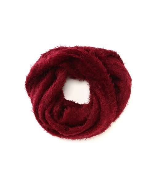 TORNADO MART(トルネードマート)の「TORNADO MART∴フェザーヤーンスヌード(ネックウォーマー/スヌード・メンズ・ネイビー/ワイン・F)」の2枚目の写真