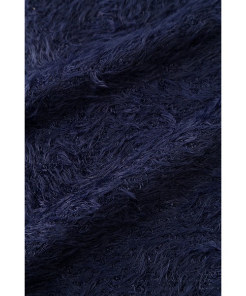 TORNADO MART(トルネードマート)の「TORNADO MART∴フェザーヤーンスヌード(ネックウォーマー/スヌード・メンズ・ネイビー/ワイン・F)」の4枚目の写真