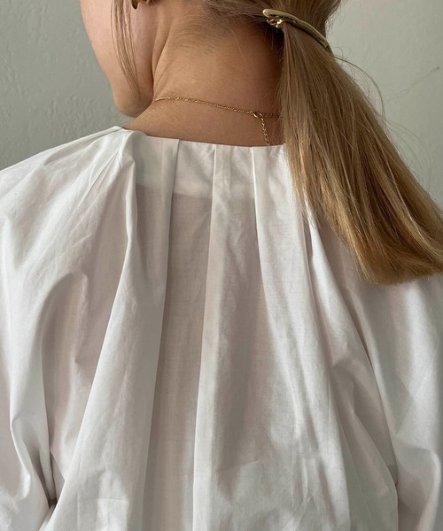 CAPRICIEUX LE'MAGE(カプリシューレマージュ)の「バルーンシャツ(シャツ/ブラウス・レディース・ホワイト/ブラック/ピンク・FREE)」の5枚目の写真