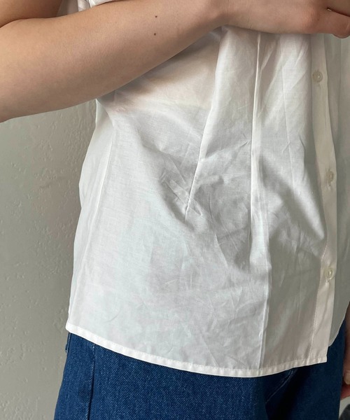 CAPRICIEUX LE'MAGE(カプリシューレマージュ)の「バルーンシャツ(シャツ/ブラウス・レディース・ホワイト/ブラック/ピンク・FREE)」の9枚目の写真