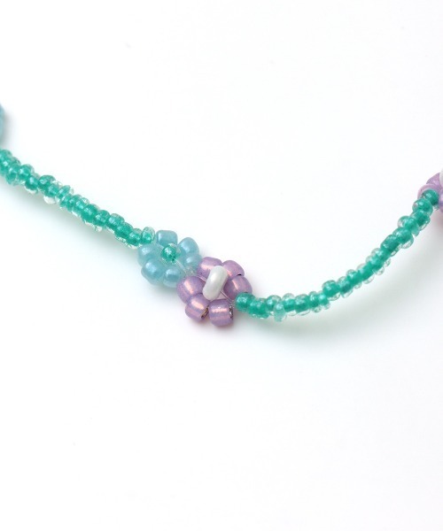 チチカカ(チチカカ)の「フロルビーズネックレス(ネックレス・レディース・ブルー/ブラウン・FREE)」の9枚目の写真