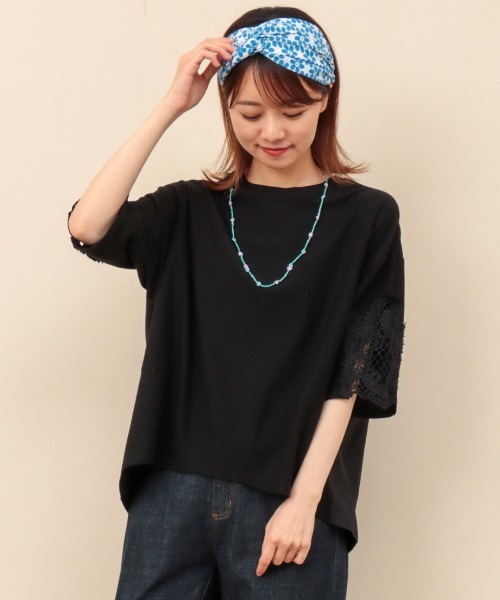 チチカカ(チチカカ)の「フロルビーズネックレス(ネックレス・レディース・ブルー/ブラウン・FREE)」の3枚目の写真