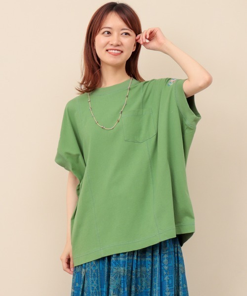 チチカカ(チチカカ)の「フロルビーズネックレス(ネックレス・レディース・ブルー/ブラウン・FREE)」の4枚目の写真