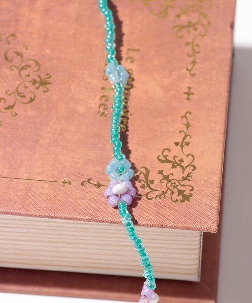 チチカカ(チチカカ)の「フロルビーズネックレス(ネックレス・レディース・ブルー/ブラウン・FREE)」の5枚目の写真