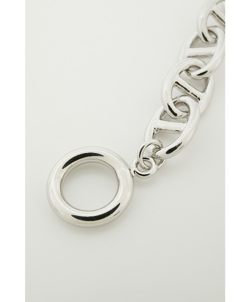 AZUL by moussy（アズールバイマウジー）の「ANCHOR CHAIN BRACELET/アンカーチェーンブレスレット（ブレスレット・メンズ・シルバー・FREE）」の7枚目の写真