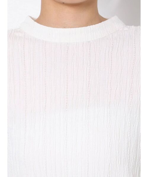 EMODA（エモダ）の「カバーハイネックブラウス（シャツ/ブラウス・レディース・ミント/ホワイト/ブラック・FREE）」の15枚目の写真