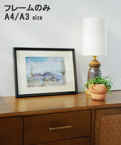 ACME FURNITURE（アクメファニチャー）の「WARNER PHOTO FRAME_A4/A3 ワーナーフォトフレーム A4/A3（フォトフレーム・レディース・ブラック/ブラウン・FREE）」の9枚目の写真