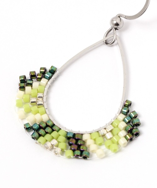 studio CLIP（スタディオクリップ）の「ドロップリングカラービーズピアス（ピアス（両耳用）・レディース・その他2/その他1/その他3・FREE）」の5枚目の写真