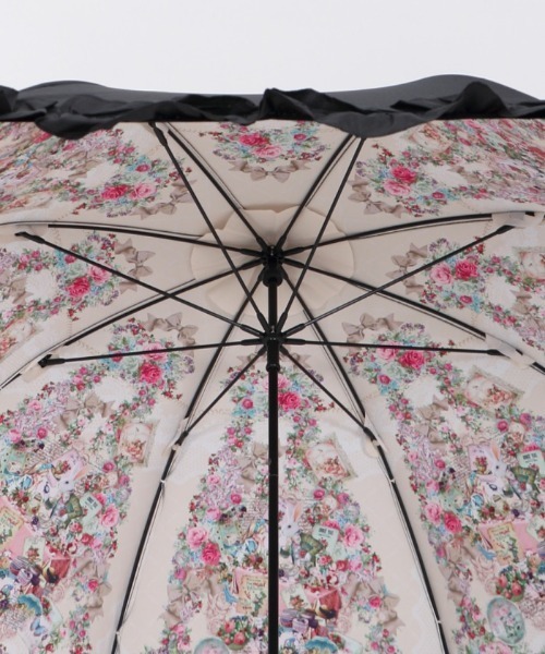 axes femme(アクシーズファム)の「BRTアリス晴雨兼用長傘(長傘・レディース・ベージュ・FREE)」の5枚目の写真