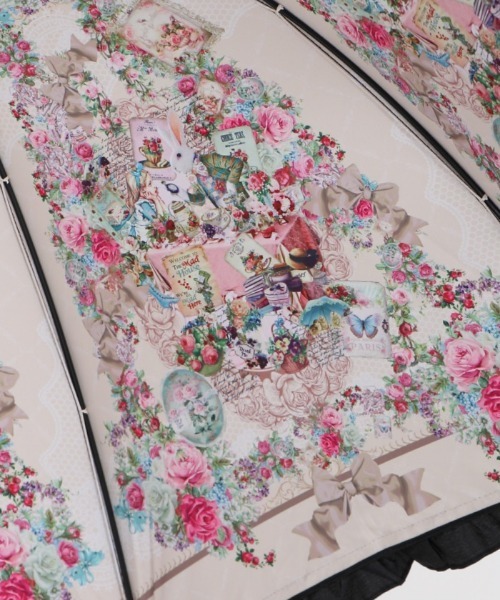 axes femme(アクシーズファム)の「BRTアリス晴雨兼用長傘(長傘・レディース・ベージュ・FREE)」の6枚目の写真