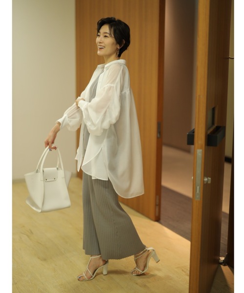 CADUNE（カデュネ）の「シアーシャツ付3点SET（ワンピース）」 - WEAR