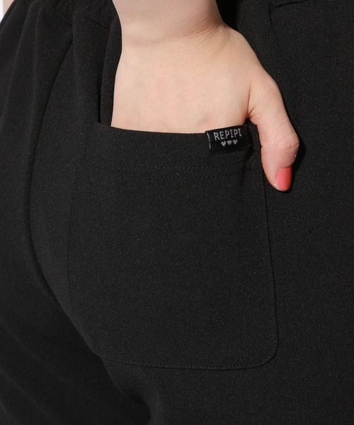 repipi armario（レピピ アルマリオ）の「カットジョーゼットフレアパンツ（その他パンツ・キッズ・ブラック/グリーン・SMALL/MEDIUM/LARGE）」の12枚目の写真