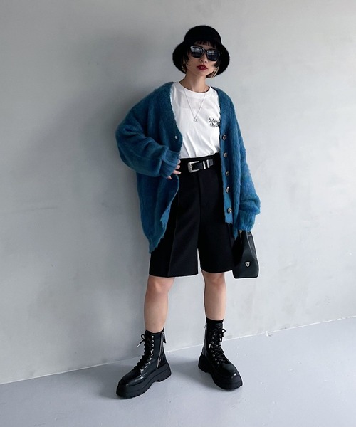 PAGEBOY（ページボーイ）の「ARMYブーツ（ブーツ・レディース・オフホワイト/ブラック/ターコイズブルー・LARGE/MEDIUM）」の8枚目の写真
