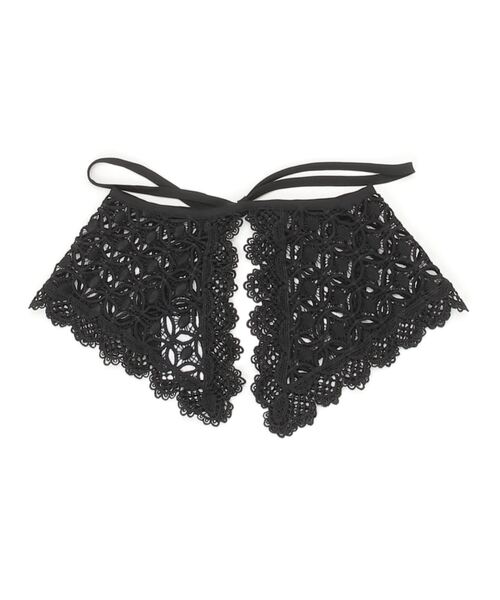 JF Ready Made（ジェイエフレディメイド）の「[Jf Ready Made/ジェイエフレディメイド] コットンレース 2WAY付け襟（付け襟・レディース・ホワイト/ブラック・F）」の20枚目の写真