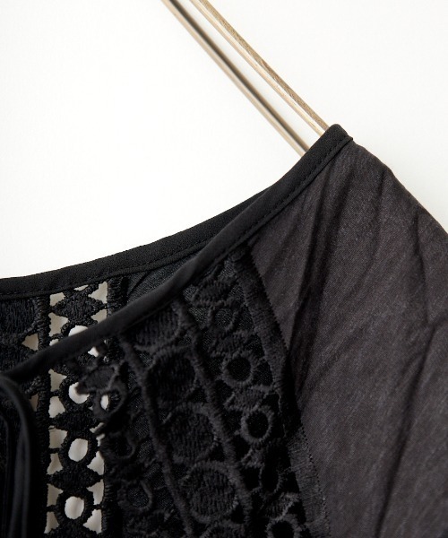 JF Ready Made（ジェイエフレディメイド）の「[Jf Ready Made/ジェイエフレディメイド] コットンレース 2WAY付け襟（付け襟・レディース・ホワイト/ブラック・F）」の17枚目の写真