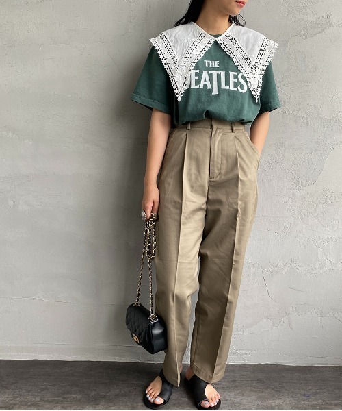 JF Ready Made（ジェイエフレディメイド）の「[Jf Ready Made/ジェイエフレディメイド] コットンレース 2WAY付け襟（付け襟・レディース・ホワイト/ブラック・F）」の16枚目の写真