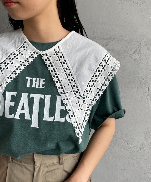 JF Ready Made（ジェイエフレディメイド）の「[Jf Ready Made/ジェイエフレディメイド] コットンレース 2WAY付け襟（付け襟・レディース・ホワイト/ブラック・F）」の22枚目の写真