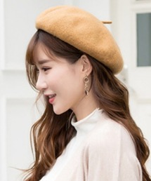 Auntie Rosa | 美シルエット フェルト ベレー帽(ハンチング/ベレー帽)