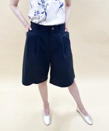 TCタイプライターハーフタックパンツ