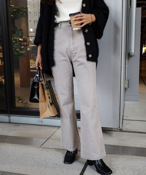 Chloe コットン デニム フレアパンツ Chloé デニム製パッチワーク フレア ジーンズ | Chloé JP