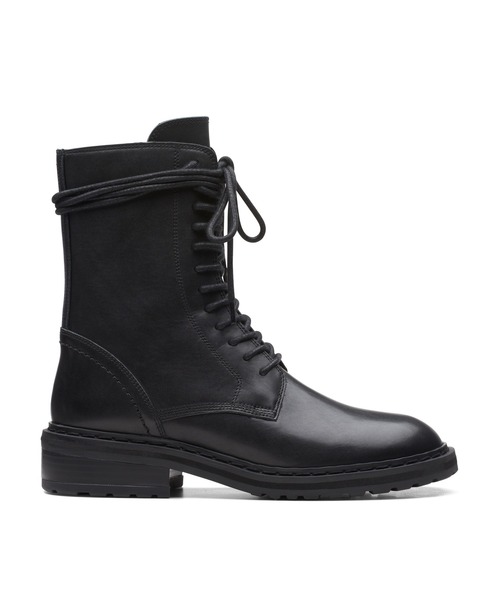 Clarks（クラークス）の「Tilham Lace / ティルハムレース（ブラックレザー）（ブーツ・レディース・ブラック・UK6/UK4/UK5/UK3.5/UK4.5/UK5.5/UK3）」の5枚目の写真