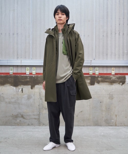 DESCENTE PAUSE カーゴ パンツ ワイド カーキ O DESCENTE PAUSE（デサントポーズ）の「【デサントポーズ】モール