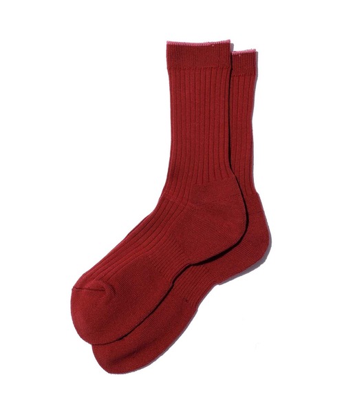 OBSCURE SOCKS(オブスキュア ソックス)の「OBSCURE SOCKS オブスキュアソックス KERRIA Men’s ケリア メンズ(ソックス/靴下・メンズ・ワイン/ホワイト/オレンジ/ライトグリーン/ベージュ/チャコールグレー・FREE)」の6枚目の写真
