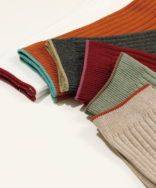 OBSCURE SOCKS(オブスキュア ソックス)の「OBSCURE SOCKS オブスキュアソックス KERRIA Men’s ケリア メンズ(ソックス/靴下・メンズ・ワイン/ホワイト/オレンジ/ライトグリーン/ベージュ/チャコールグレー・FREE)」の17枚目の写真