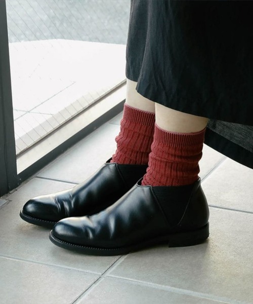 OBSCURE SOCKS(オブスキュア ソックス)の「OBSCURE SOCKS オブスキュアソックス KERRIA Men’s ケリア メンズ(ソックス/靴下・メンズ・ワイン/ホワイト/オレンジ/ライトグリーン/ベージュ/チャコールグレー・FREE)」の10枚目の写真