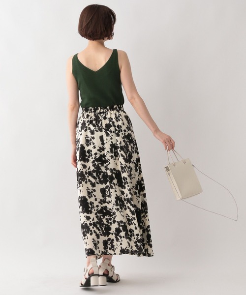 A part by（アパートバイ）の「アニマルフレアスカート 350744（スカート・レディース・アイボリー/ブラウン系その他2・FREE）」の4枚目の写真